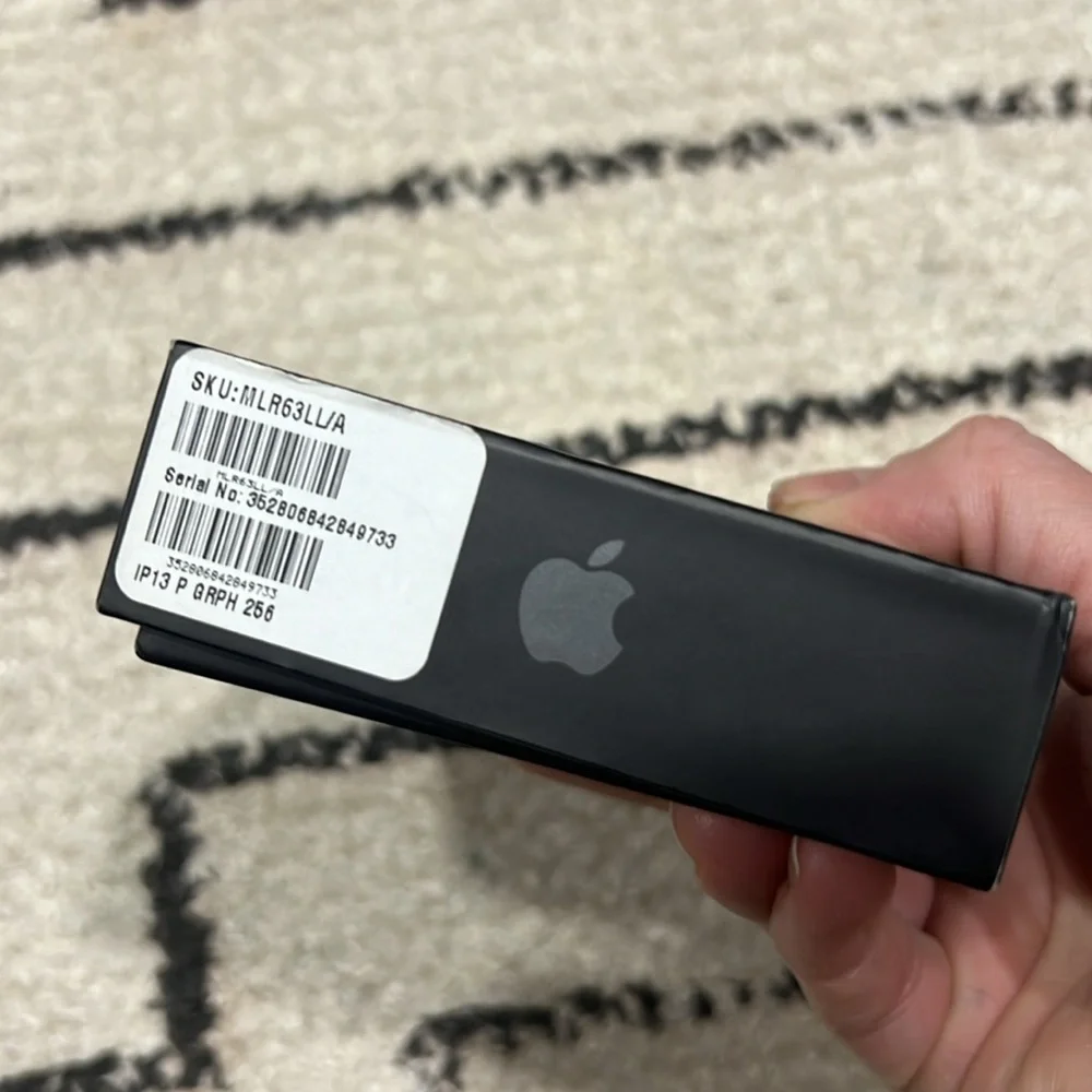 iPhone 13Pro box and charger cord only